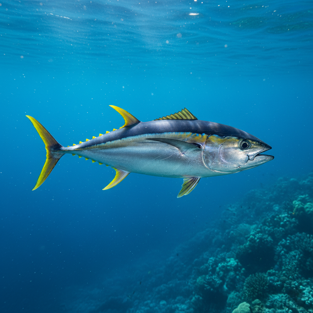 Atún aleta amarilla (Thunnus albacares)
