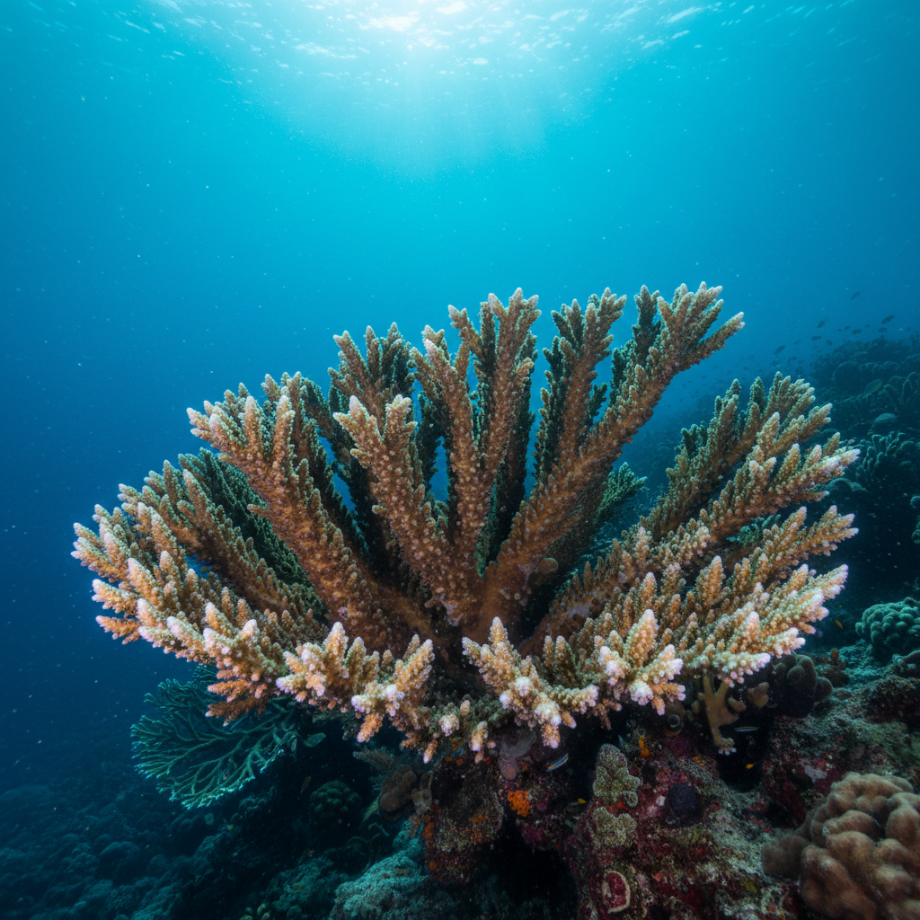 Coral Cuerno de Alce (Acropora palmata)