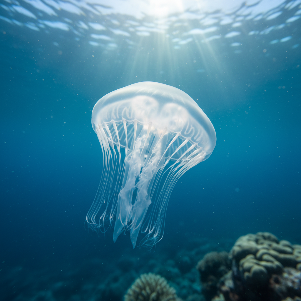 Medusa de cristal (Aequorea victoria)